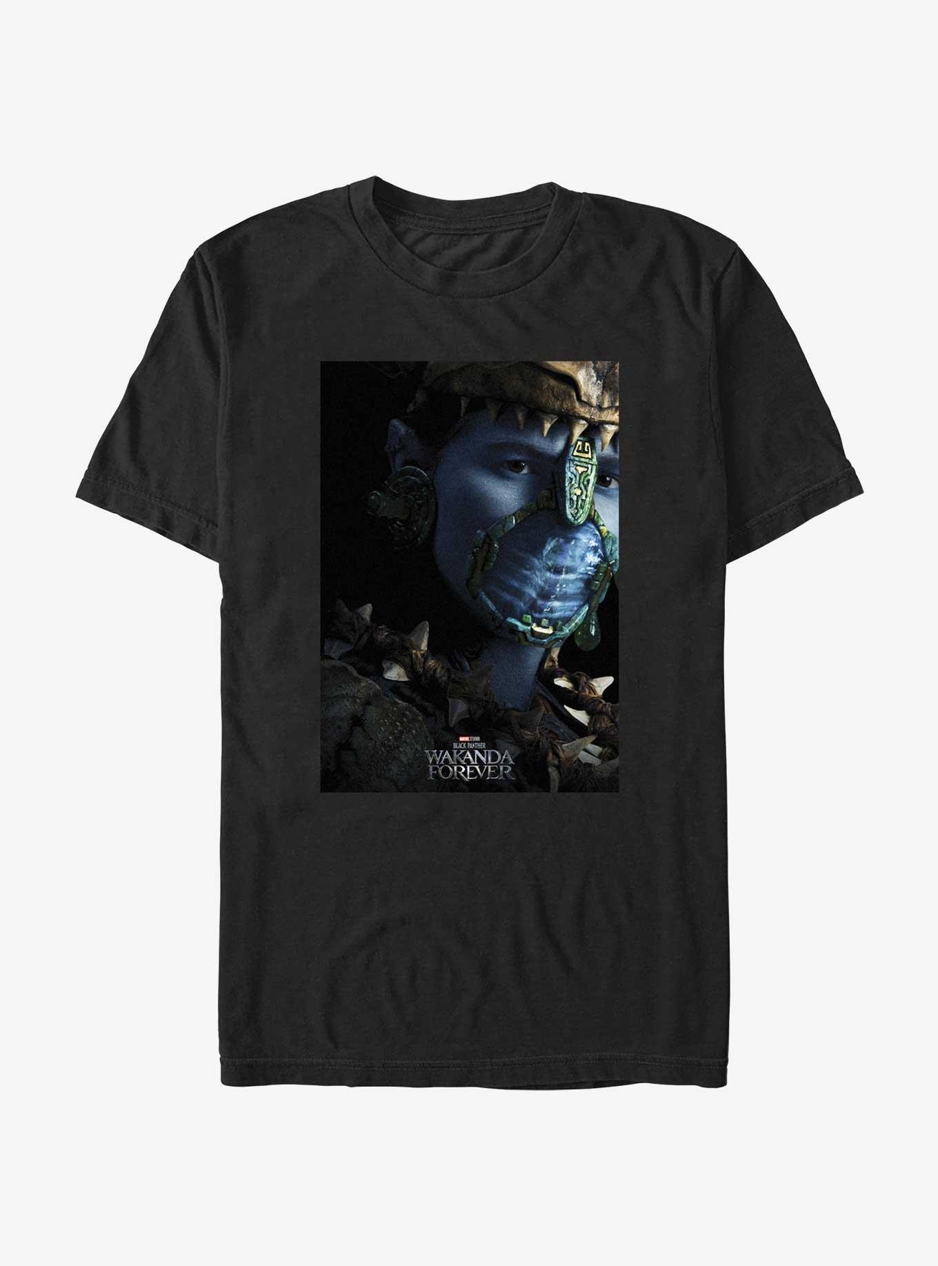 Marvel Black Panther: Wakanda Forever Attuma Movie Poster T-Shirt, BLACK, hi-res