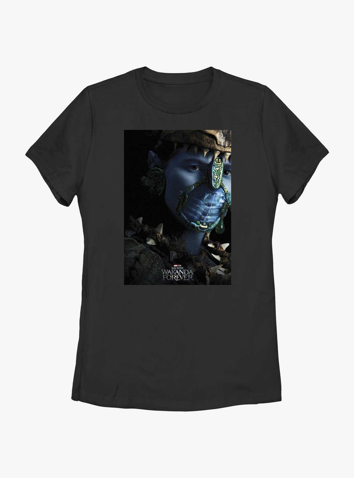 Marvel Black Panther: Wakanda Forever Attuma Movie Poster Womens T-Shirt, BLACK, hi-res