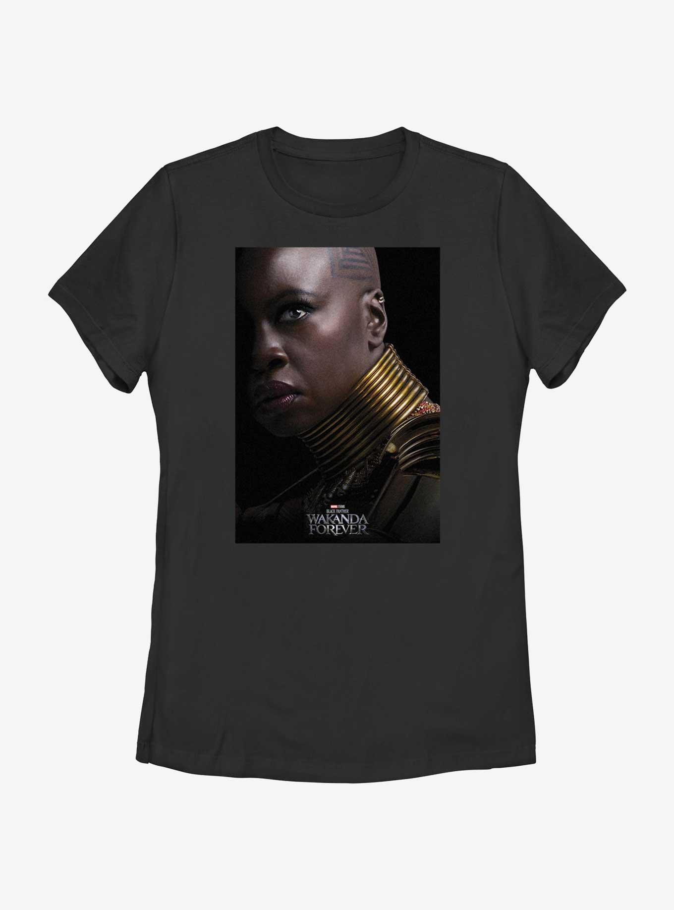 Marvel Black Panther: Wakanda Forever Okoye Movie Poster Womens T-Shirt, , hi-res