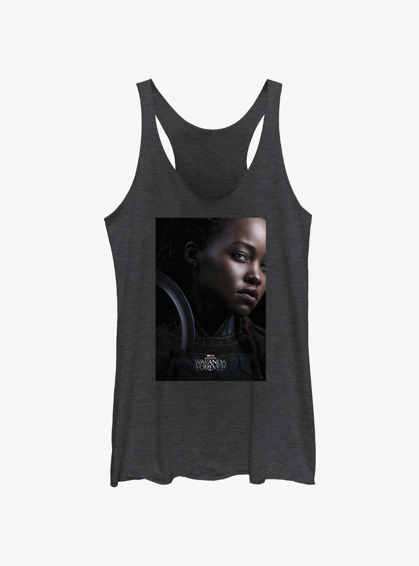 Marvel Black Panther: Wakanda Forever Nakia Movie Poster Womens Tank Top, BLK HTR, hi-res