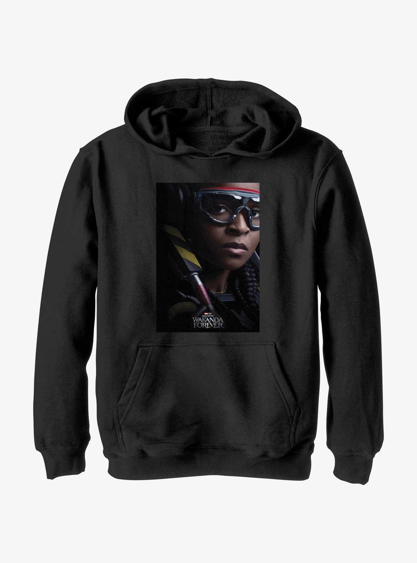 Marvel Black Panther: Wakanda Forever Iron Heart Movie Poster Youth Hoodie, , hi-res