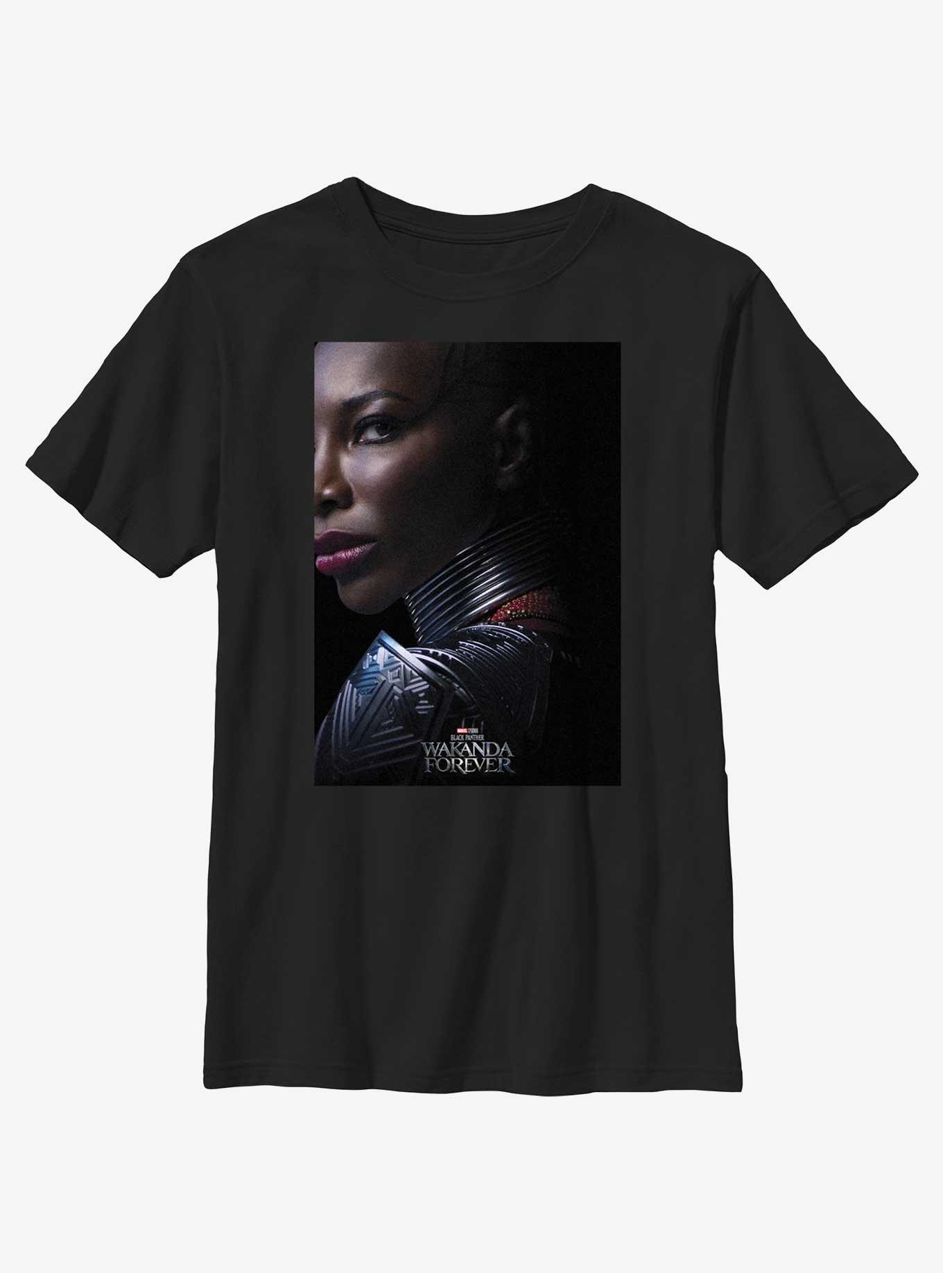 Marvel Black Panther: Wakanda Forever Aneka Movie Poster Youth T-Shirt, , hi-res