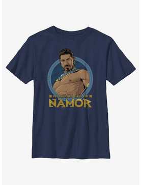 Marvel Black Panther: Wakanda Forever My Enemies Call Me Namor Icon Youth T-Shirt, , hi-res
