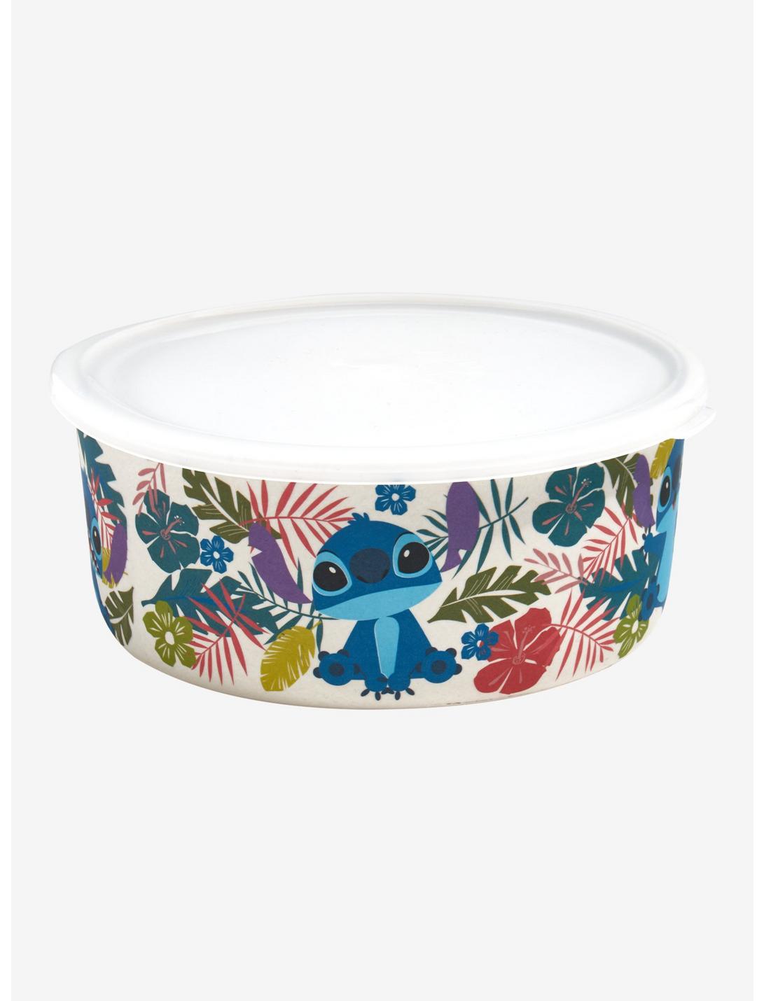Disney Lilo & Stitch Tropical Allover Print Stackable Bowl with Lids Set, , hi-res