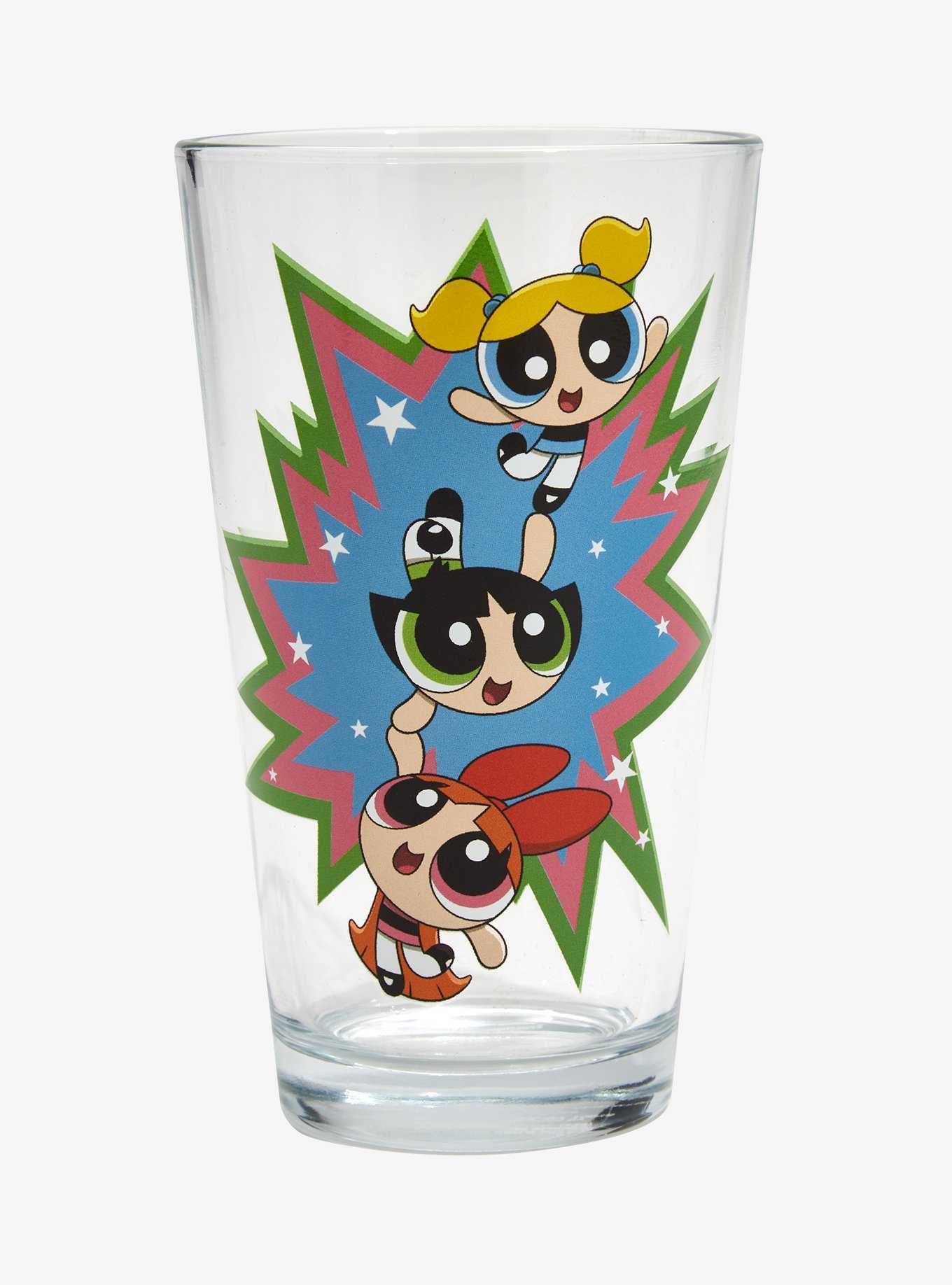 The Powerpuff Girls Group Portrait Pint Glass - BoxLunch Exclusive, , hi-res