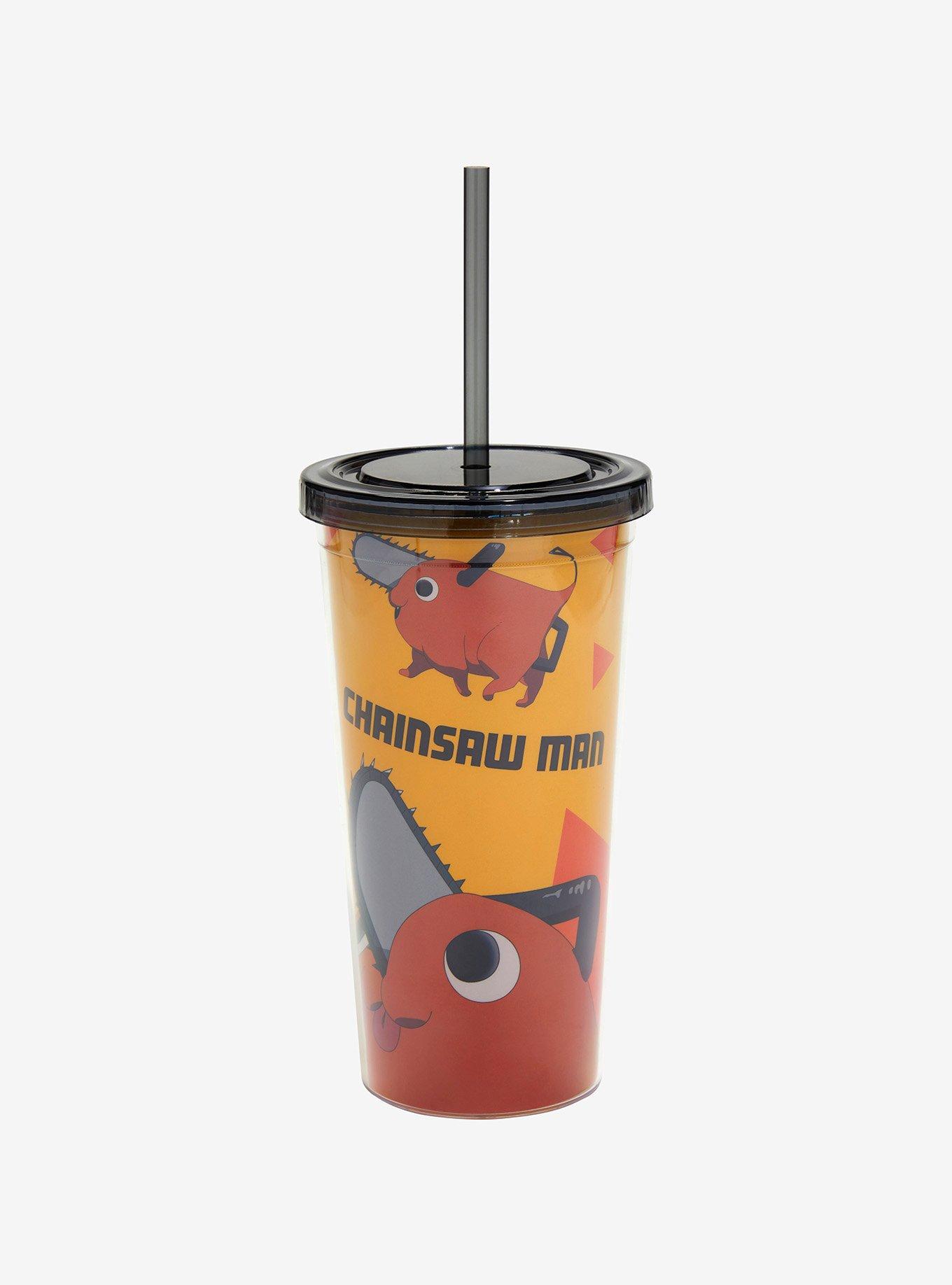 Beetlejuice Strange and Unusual Carnival Cup with Lid and Straw Topper