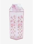 Strawberry Milk Allover Print Milk Carton Water Bottle, , hi-res