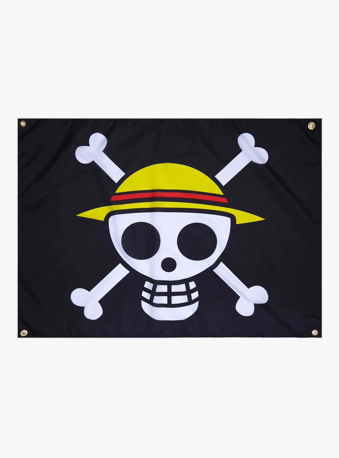 One Piece Straw Hat Crew Jolly Roger Flag, , hi-res