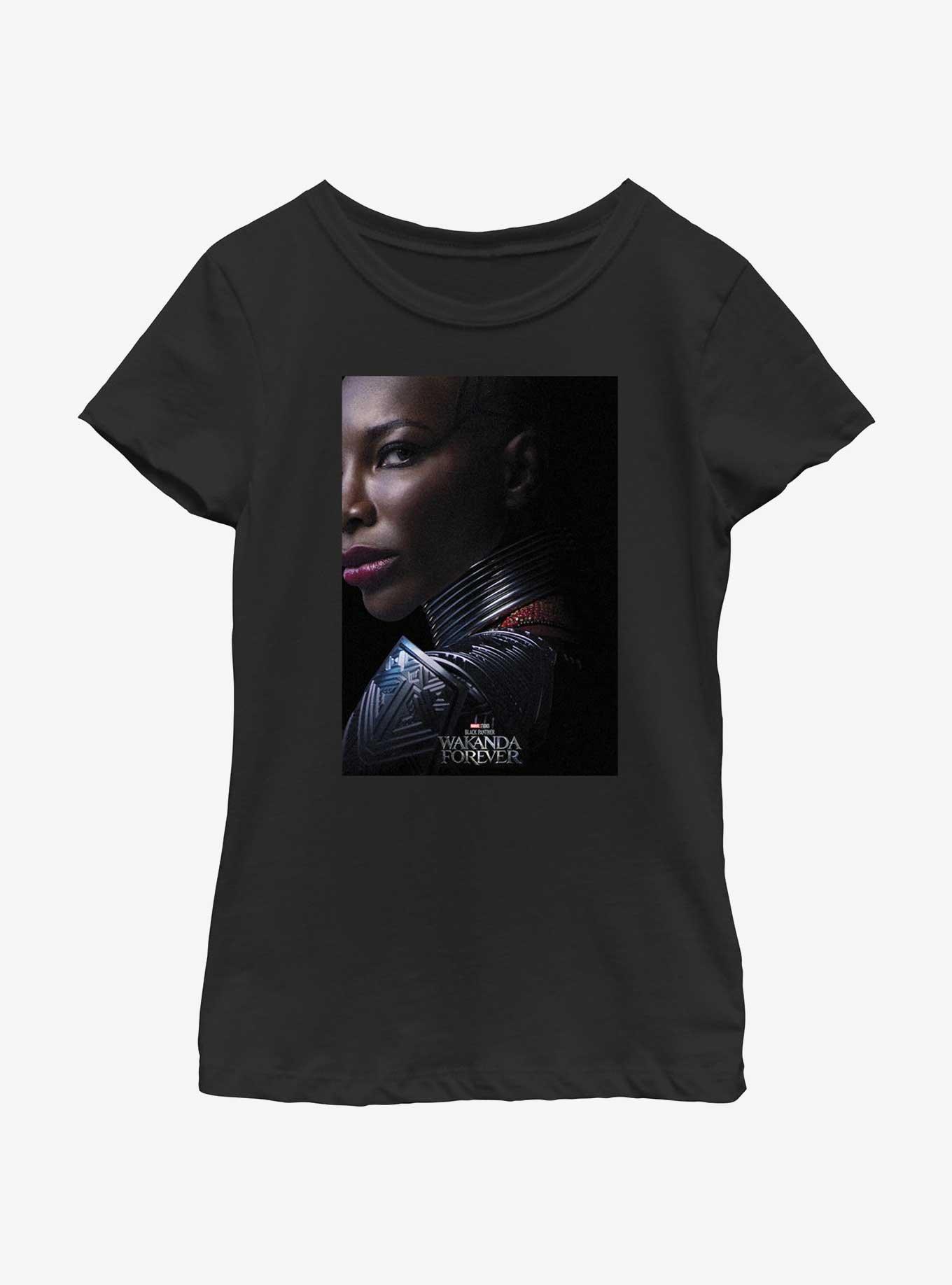 Marvel Black Panther: Wakanda Forever Aneka Movie Poster Youth Girls T-Shirt, , hi-res