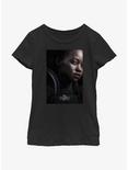 Marvel Black Panther: Wakanda Forever Nakia Movie Poster Youth Girls T-Shirt, BLACK, hi-res