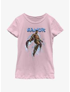 Marvel Black Panther: Wakanda Forever Namor Portrait Youth Girls T-Shirt, , hi-res