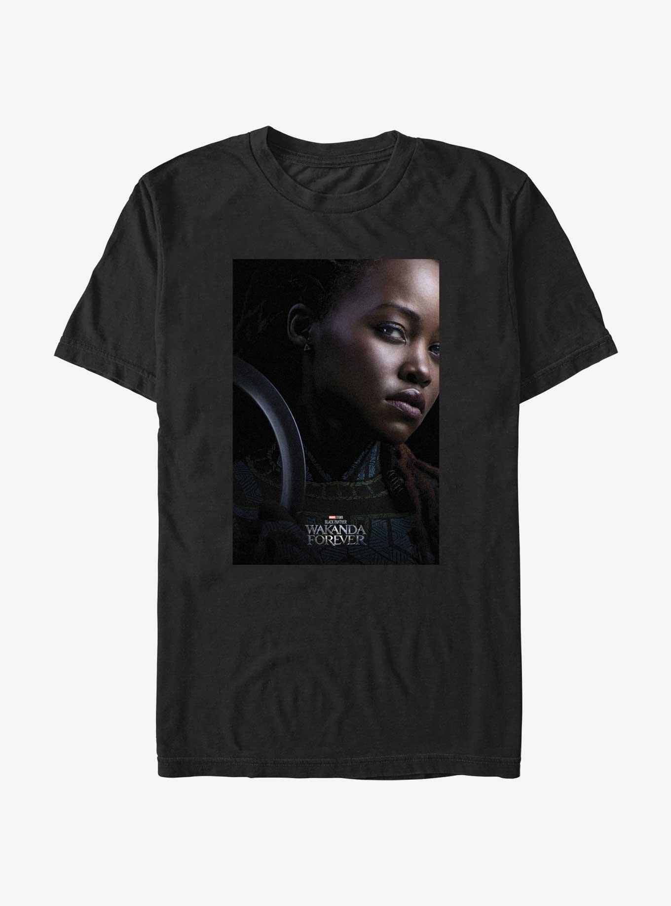 Marvel Black Panther: Wakanda Forever Nakia Movie Poster T-Shirt, BLACK, hi-res