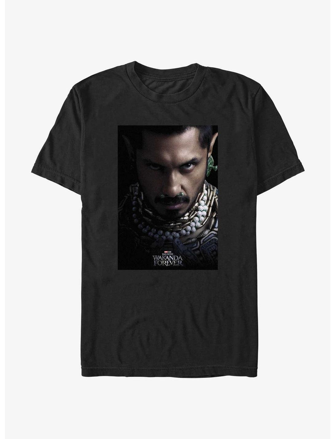 Marvel Black Panther: Wakanda Forever Namor Movie Poster T-Shirt, BLACK, hi-res