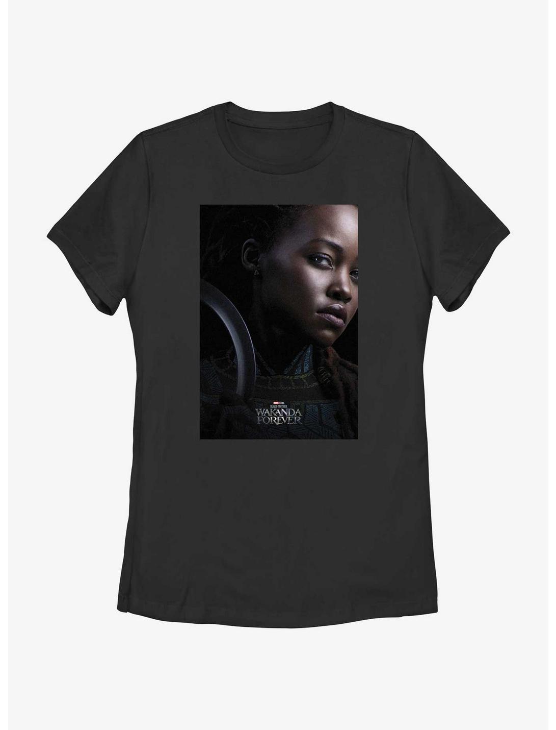 Marvel Black Panther: Wakanda Forever Nakia Movie Poster Womens T-Shirt, BLACK, hi-res