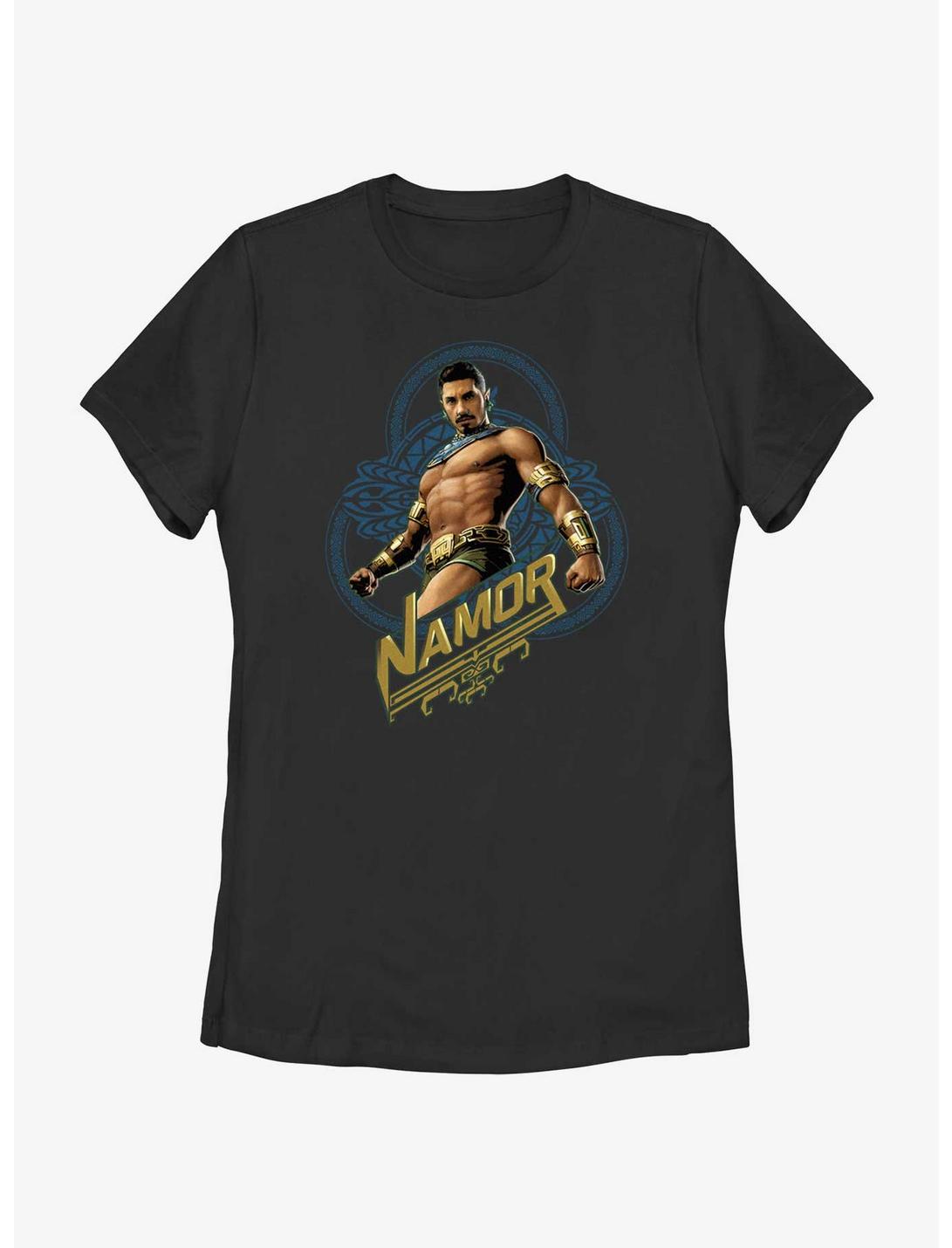 Marvel Black Panther: Wakanda Forever Namor Power Womens T-Shirt, BLACK, hi-res