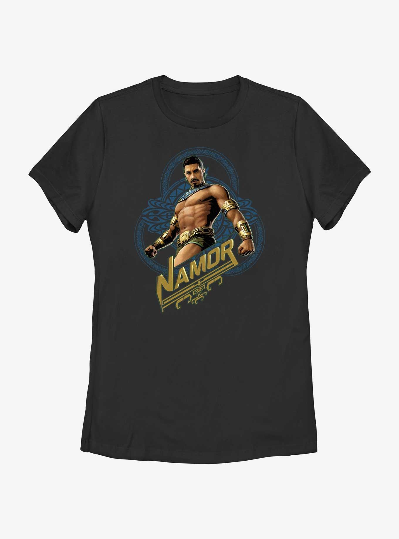 Marvel Black Panther: Wakanda Forever Namor Power Womens T-Shirt, BLACK, hi-res