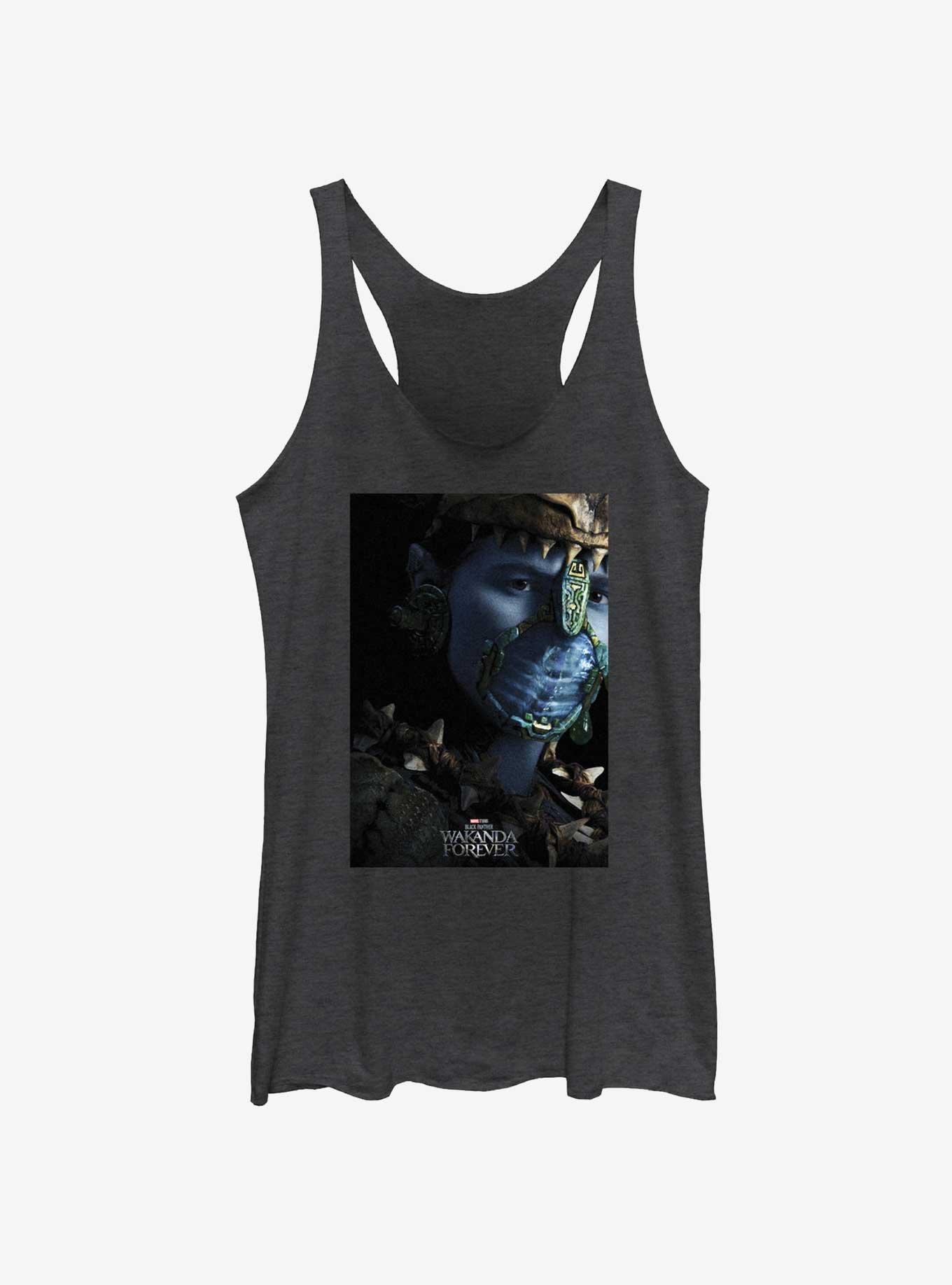 Marvel Black Panther: Wakanda Forever Attuma Movie Poster Womens Tank Top, BLK HTR, hi-res