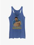 Marvel Black Panther: Wakanda Forever My Enemies Call Me Namor Icon Womens Tank Top, WHITE HTR, hi-res
