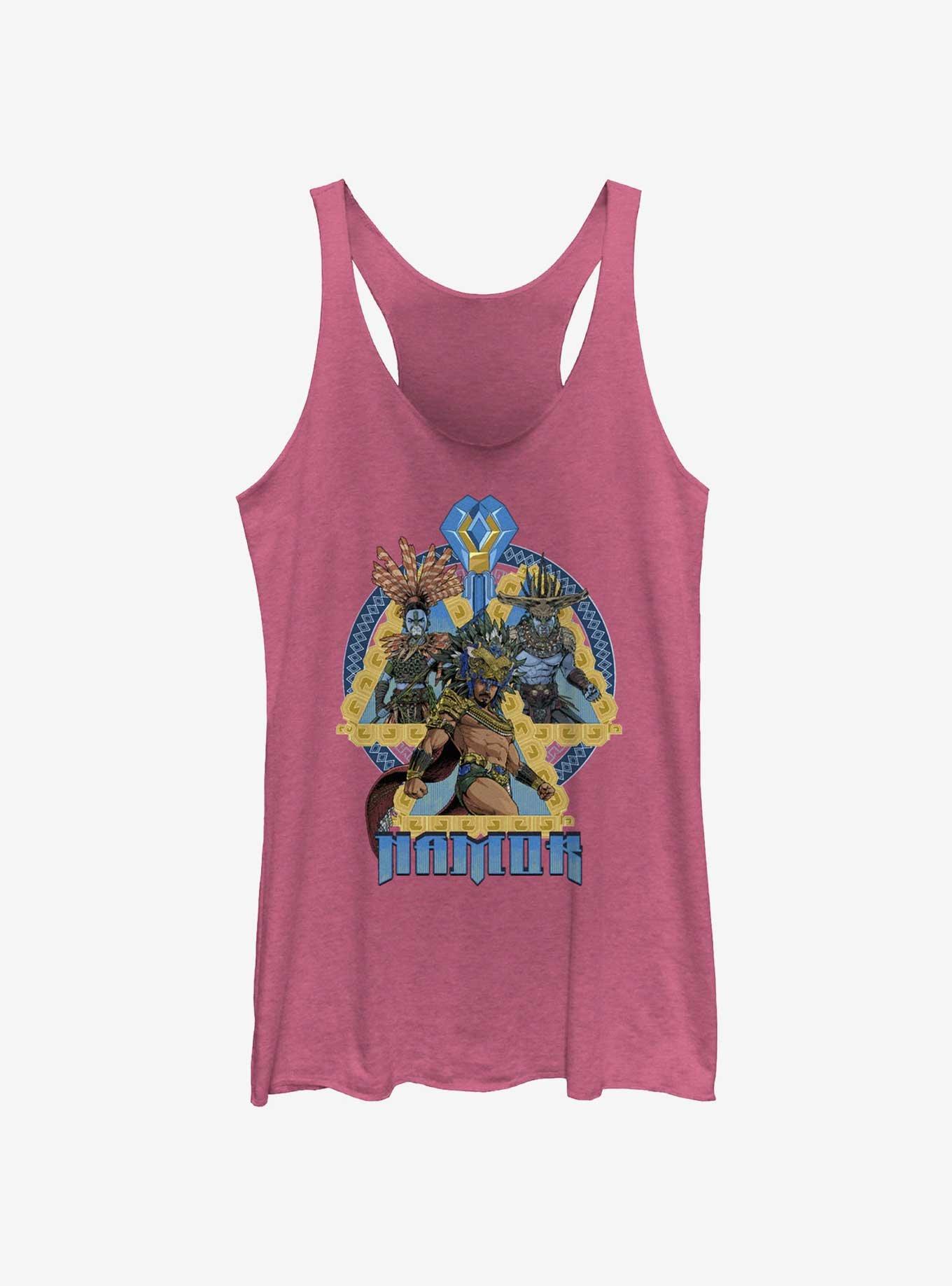 Marvel Black Panther: Wakanda Forever Namor Talokan Force Womens Tank Top, PINK HTR, hi-res