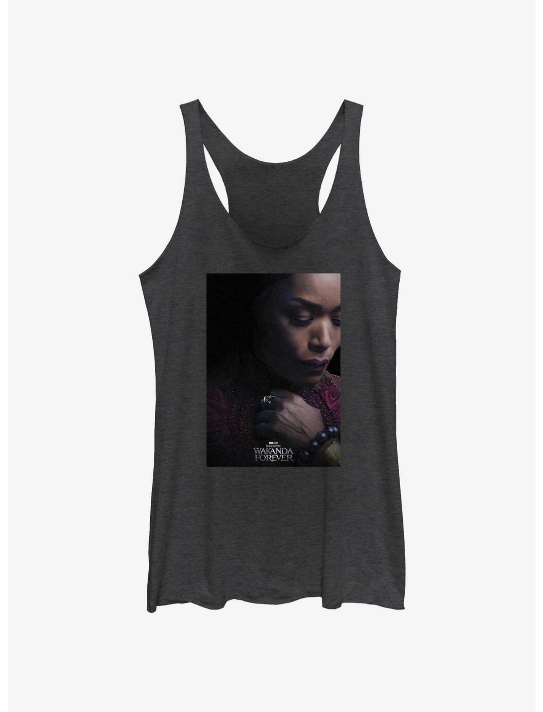 Marvel Black Panther: Wakanda Forever Queen Ramonda Movie Poster Womens Tank Top, BLK HTR, hi-res