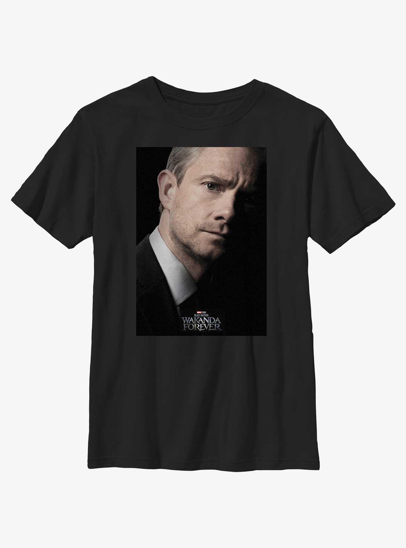 Marvel Black Panther: Wakanda Forever Agent Ross Movie Poster Youth T-Shirt, , hi-res