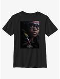 Marvel Black Panther: Wakanda Forever Iron Heart Movie Poster Youth T-Shirt, BLACK, hi-res
