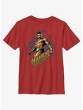 Marvel Black Panther: Wakanda Forever Namor Power Youth T-Shirt, RED, hi-res