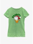 Disney Donald Duck Naughty Holiday Youth Girls T-Shirt, GRN APPLE, hi-res