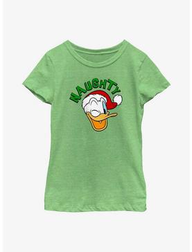 Disney Donald Duck Naughty Holiday Youth Girls T-Shirt, , hi-res