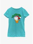 Disney Donald Duck Travieso Holiday in Spanish Youth Girls T-Shirt, TAHI BLUE, hi-res