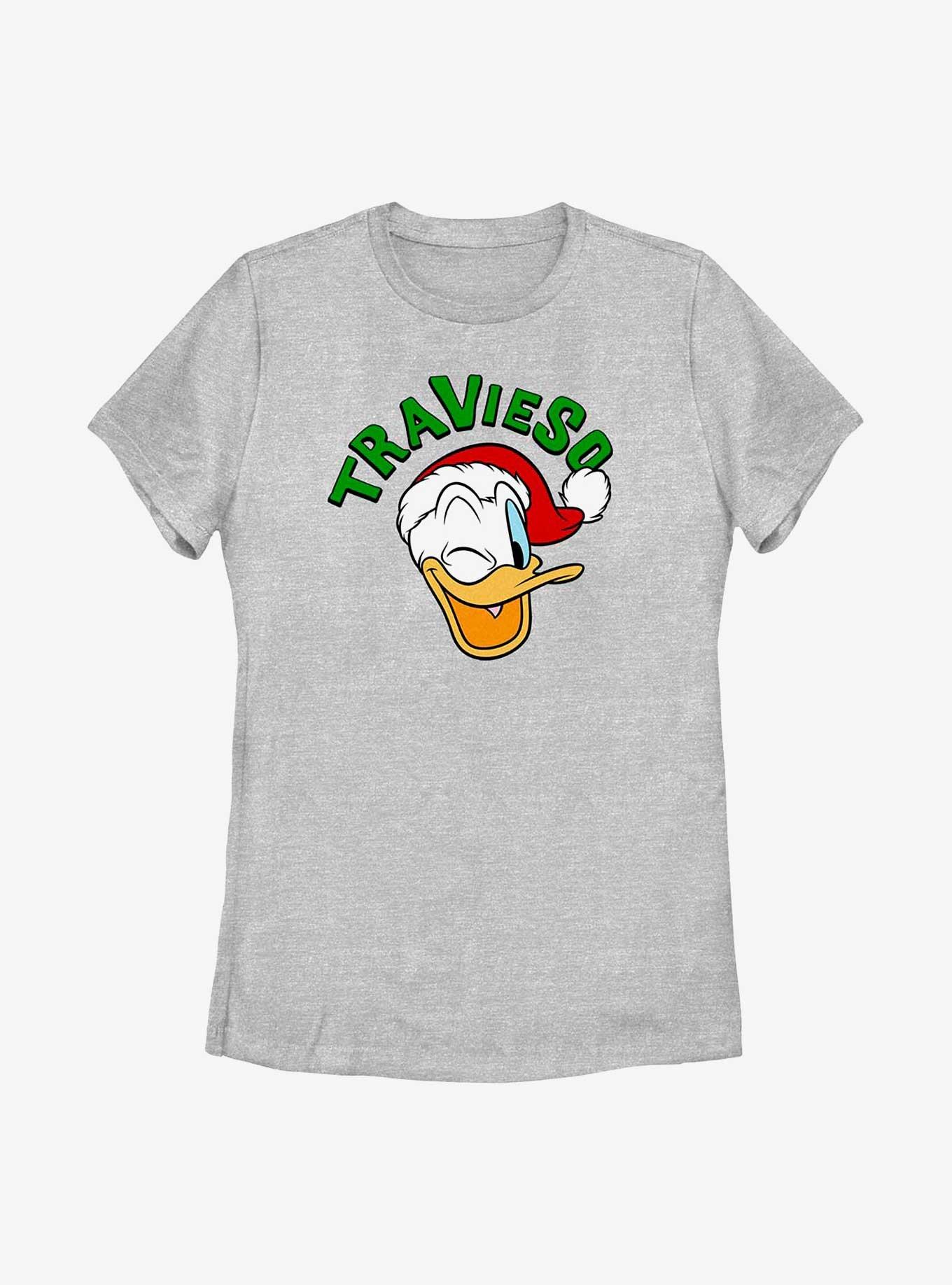 Disney Donald Duck Travieso Holiday in Spanish Womens T-Shirt, , hi-res