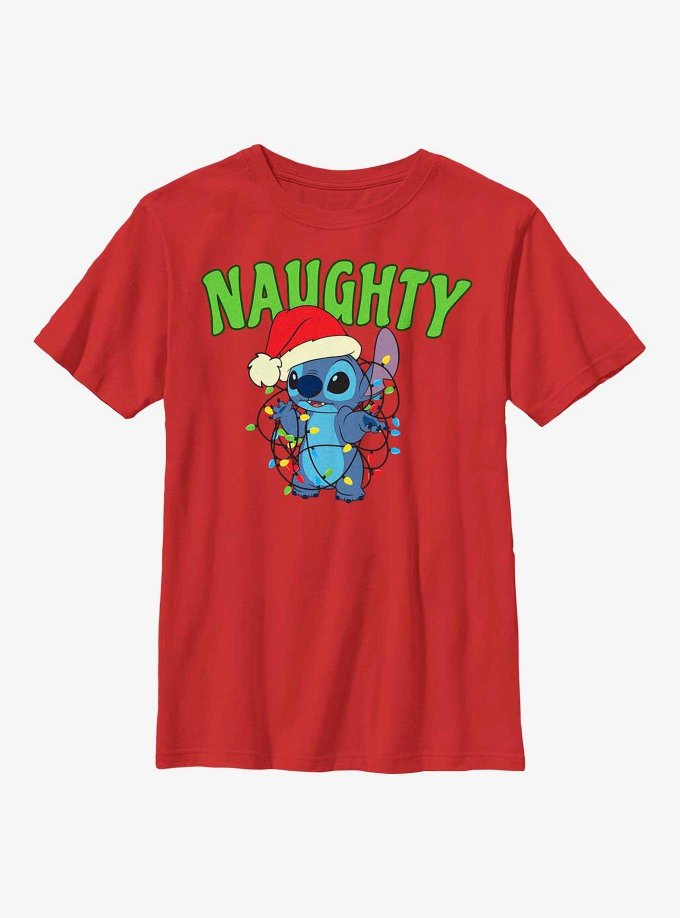 Disney Lilo & Stitch Naughty Stitch Youth T-Shirt, , hi-res