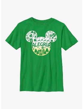 Disney Mickey Mouse Alegria Joy in Spanish Ears Youth T-Shirt, , hi-res