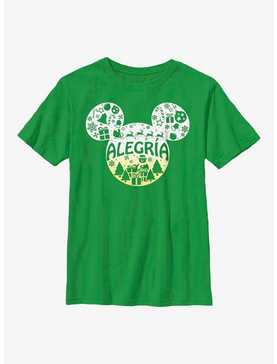 Disney Mickey Mouse Alegria Joy in Spanish Ears Youth T-Shirt, , hi-res