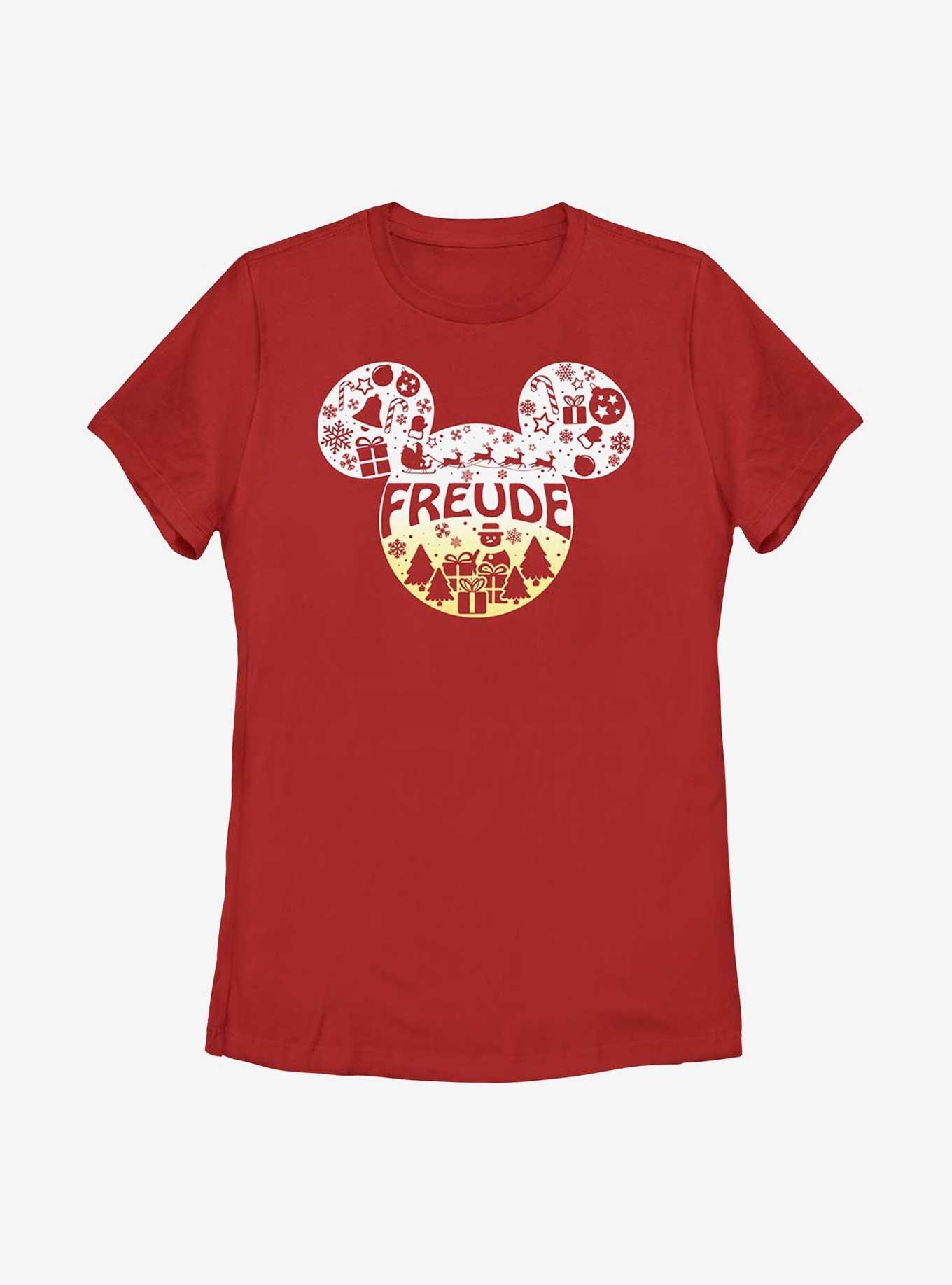 Disney Mickey Mouse Freude Joy in German Ears Womens T-Shirt, , hi-res