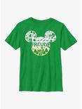 Disney Mickey Mouse Freude Joy in German Ears Youth T-Shirt, KELLY, hi-res