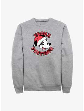 Disney Mickey Mouse Frohe Festtage Happy Holidays in German Sweatshirt, , hi-res