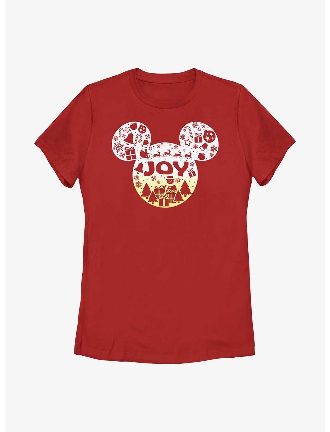 Disney Mickey Mouse Joy Ears Womens T-Shirt, RED, hi-res
