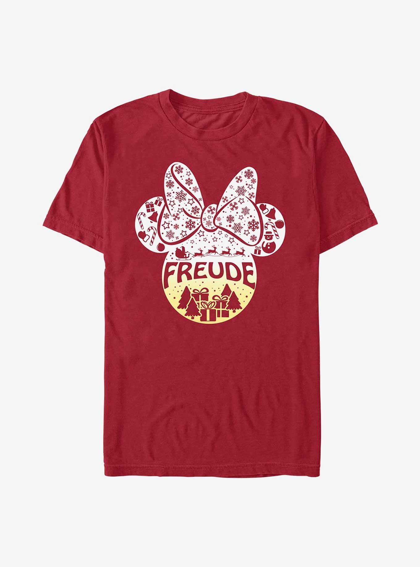 Disney Minnie Mouse Freude Joy in German Ears T-Shirt, , hi-res