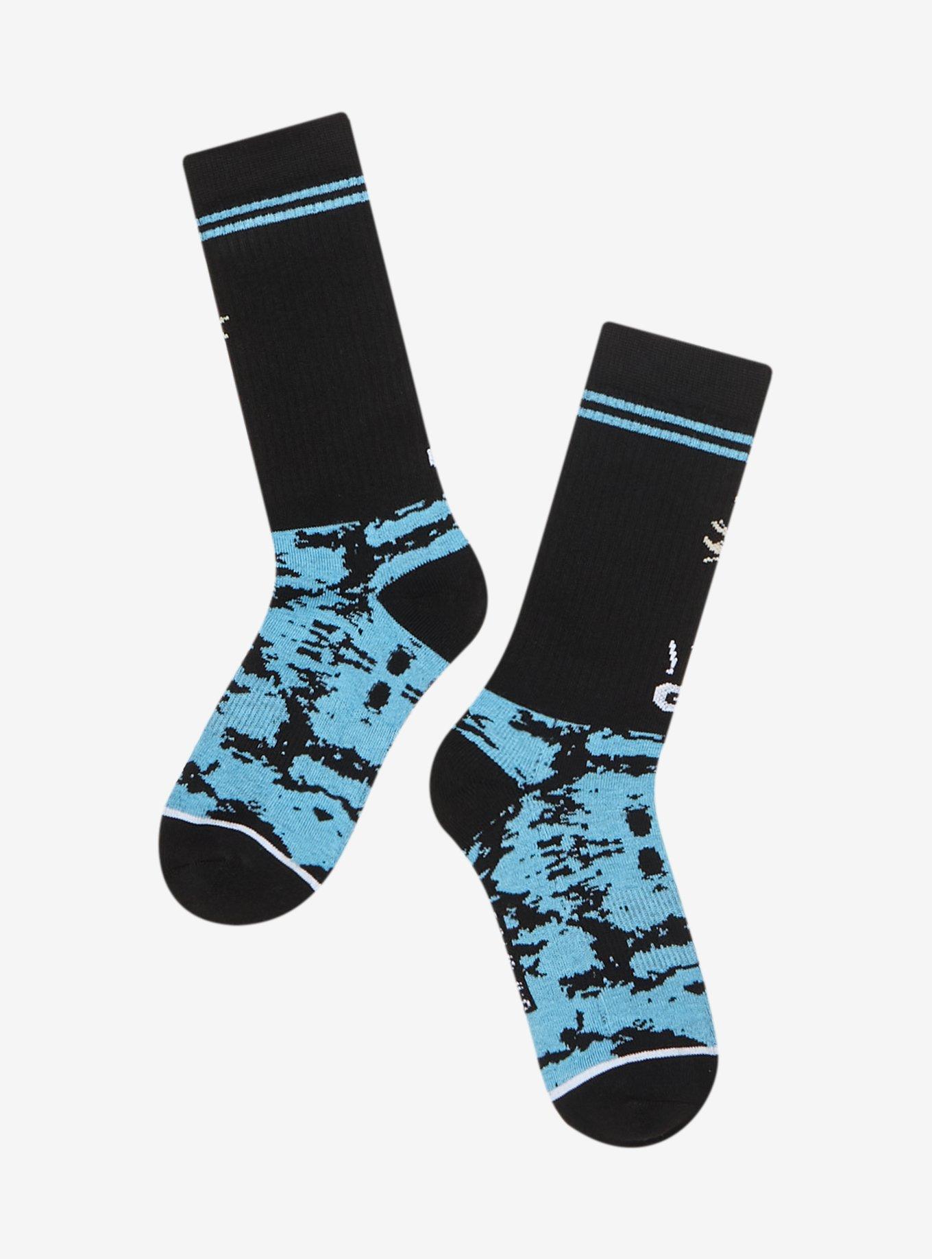 Jujutsu Kaisen Gojo Blue Crew Socks, , hi-res