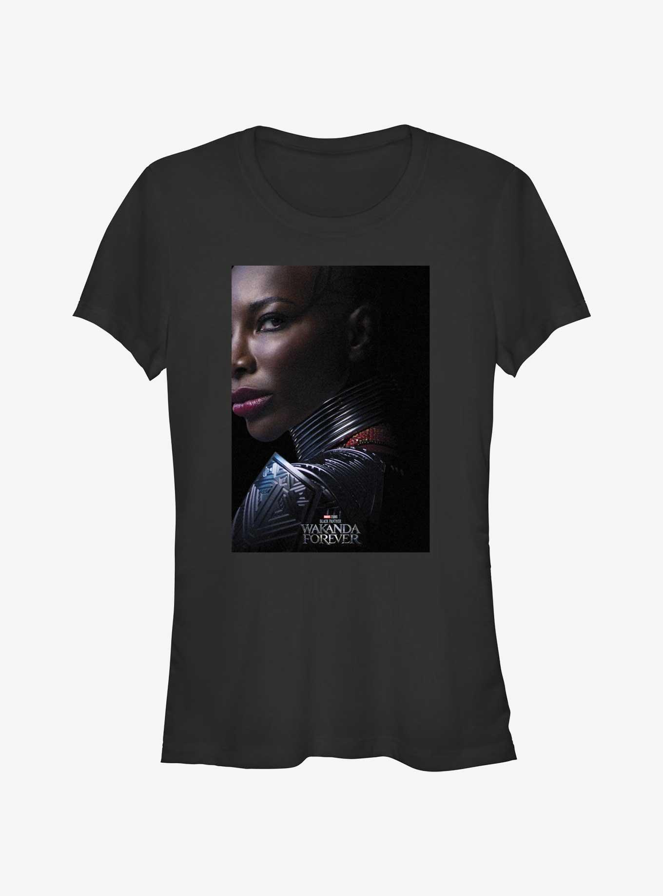 Marvel Black Panther: Wakanda Forever Aneka Movie Poster Girls T-Shirt, BLACK, hi-res