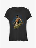 Marvel Black Panther: Wakanda Forever Namor Sea King Girls T-Shirt, BLACK, hi-res