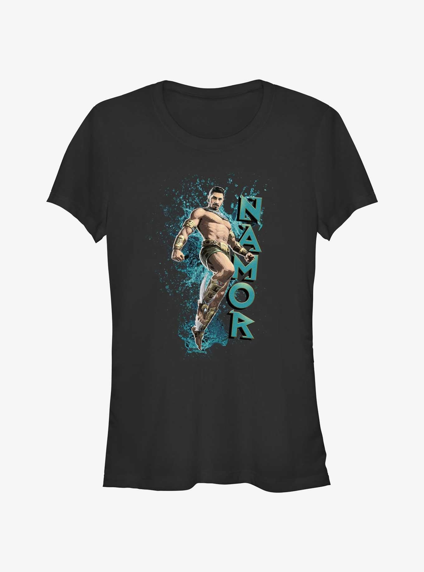 Marvel Black Panther: Wakanda Forever Make A Splash Namor Girls T-Shirt, , hi-res