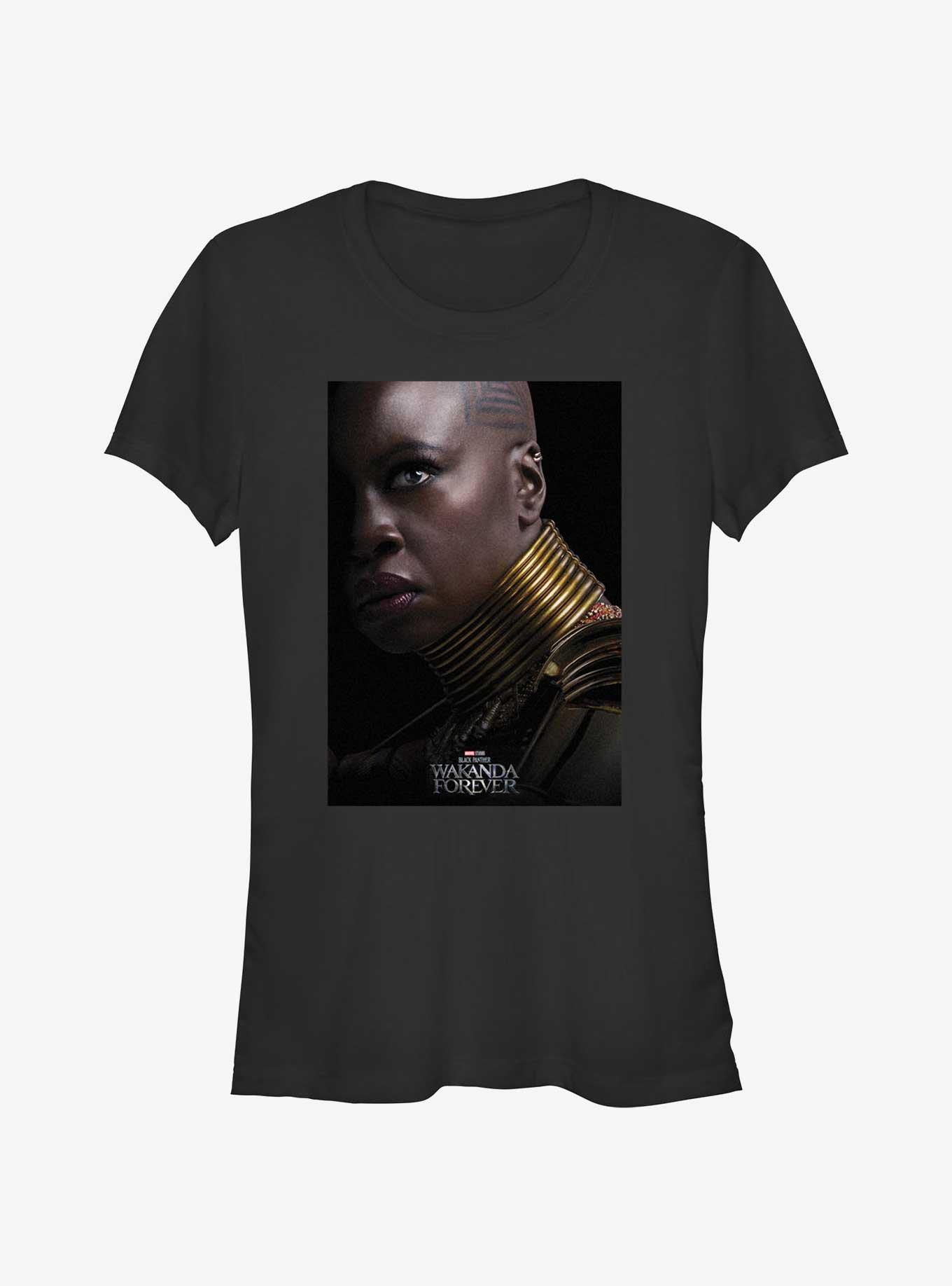 Marvel Black Panther: Wakanda Forever Okoye Movie Poster Girls T-Shirt