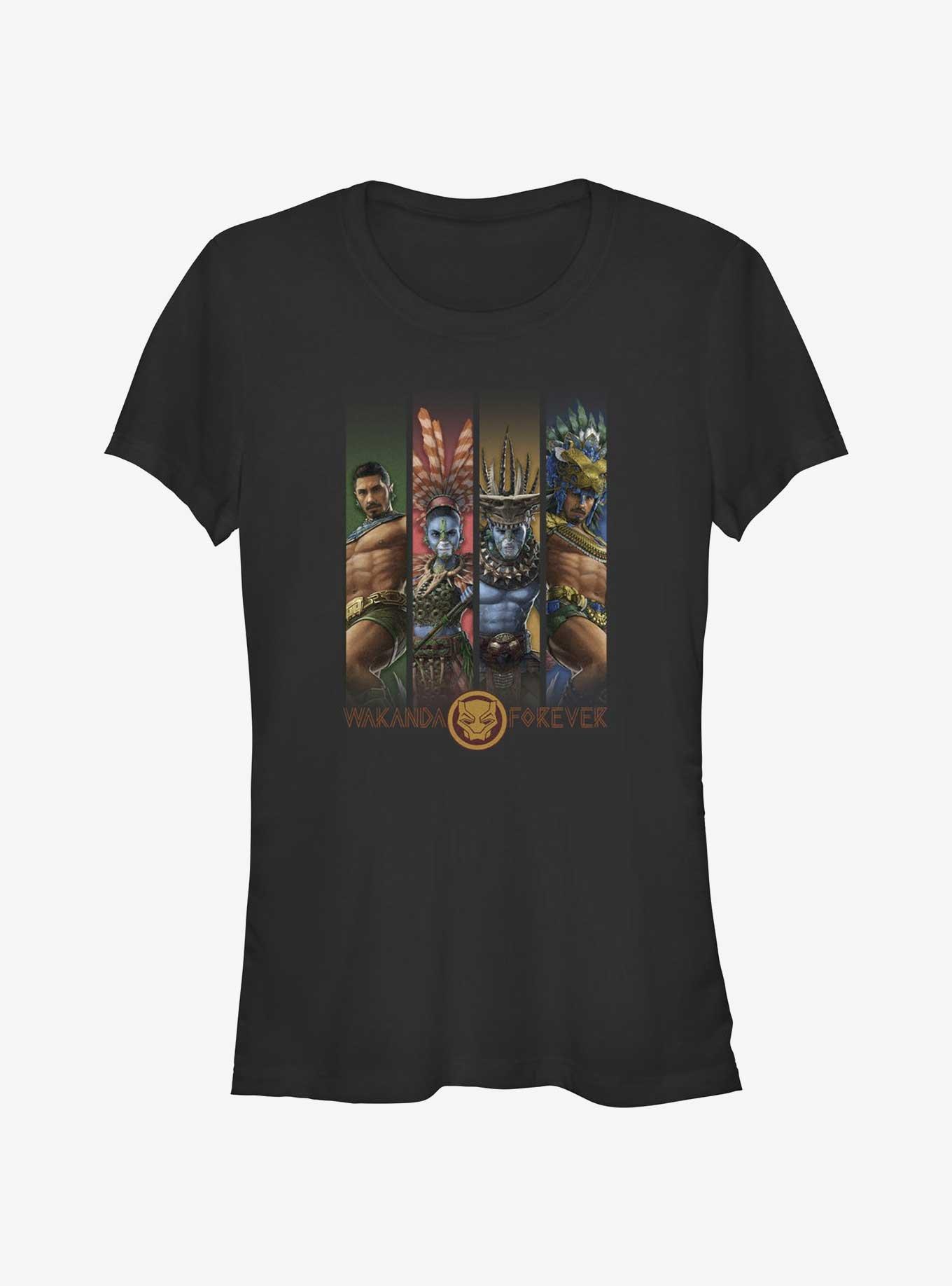Marvel Black Panther: Wakanda Forever Talokan Group Girls T-Shirt, BLACK, hi-res