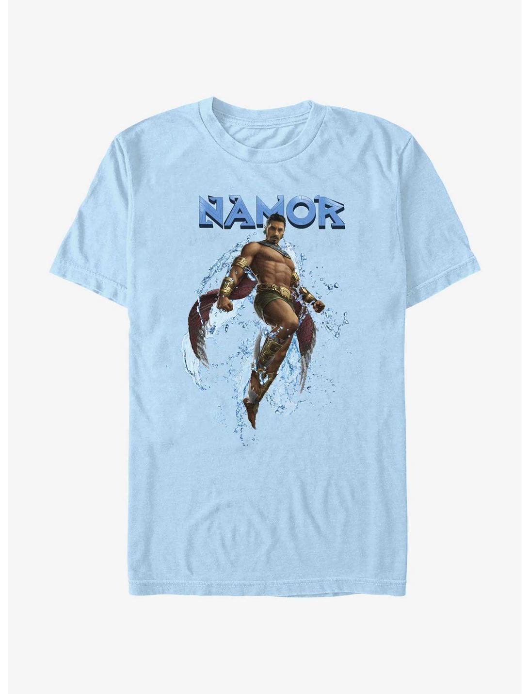 Marvel Black Panther: Wakanda Forever Namor I Believe I Can Fly T-Shirt, LT BLUE, hi-res