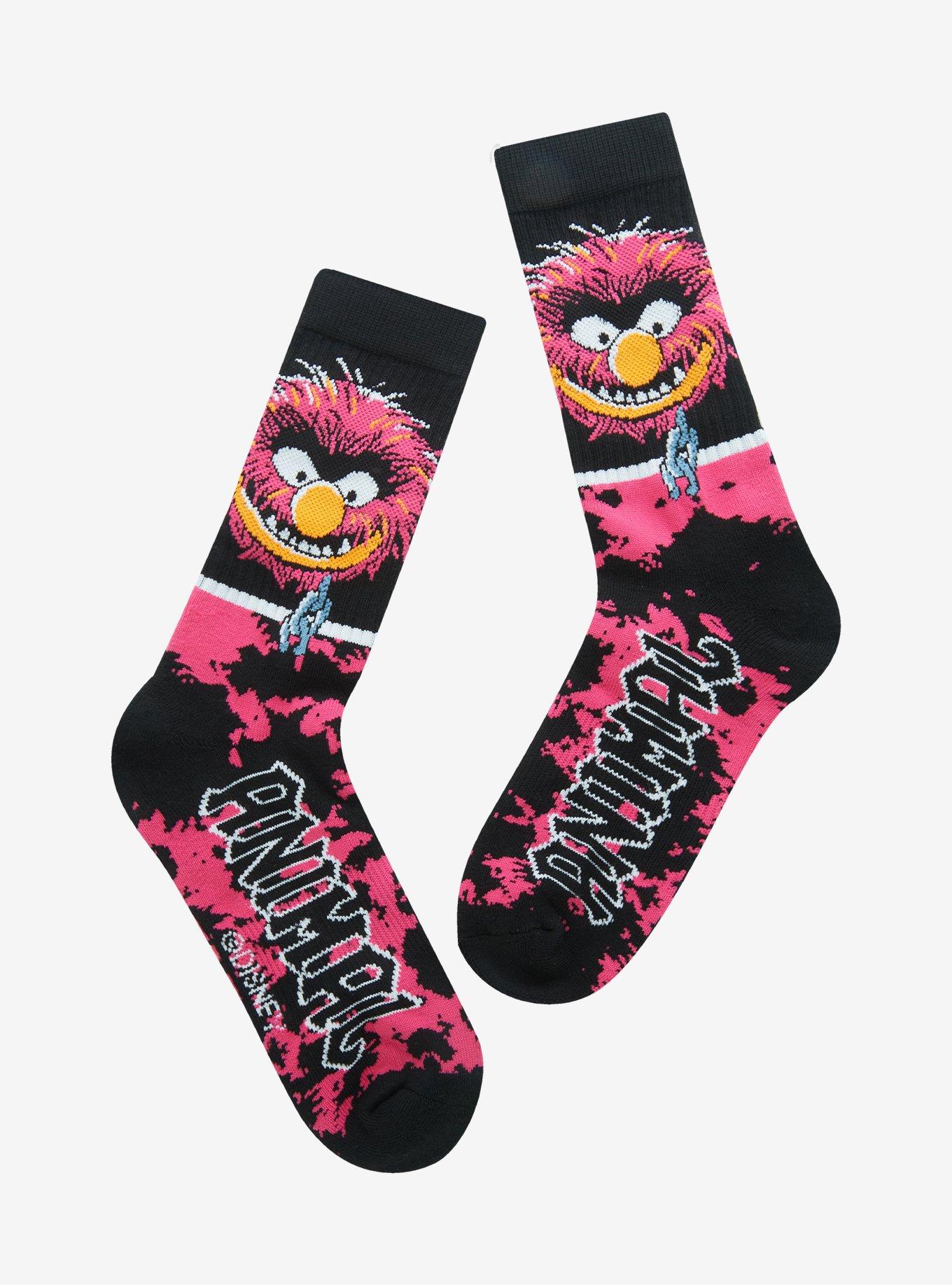 Disney The Muppets Animal Metal Crew Socks, , hi-res