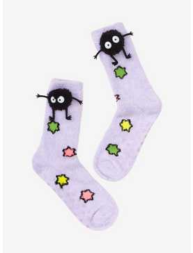 Studio Ghibli Spirited Away Soot Sprites Plush Cozy Socks, , hi-res