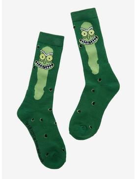 Rick And Morty Pickle Rick Crew Socks, , hi-res
