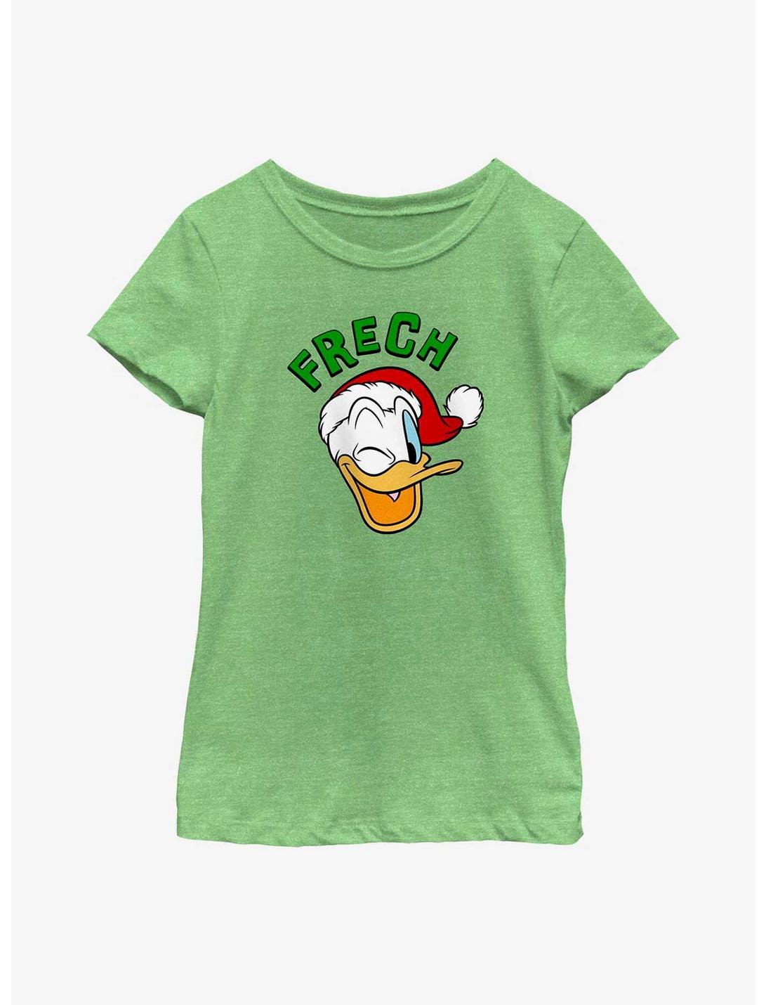 Disney Donald Duck Frech Naughty in German Youth Girls T-Shirt, GRN APPLE, hi-res